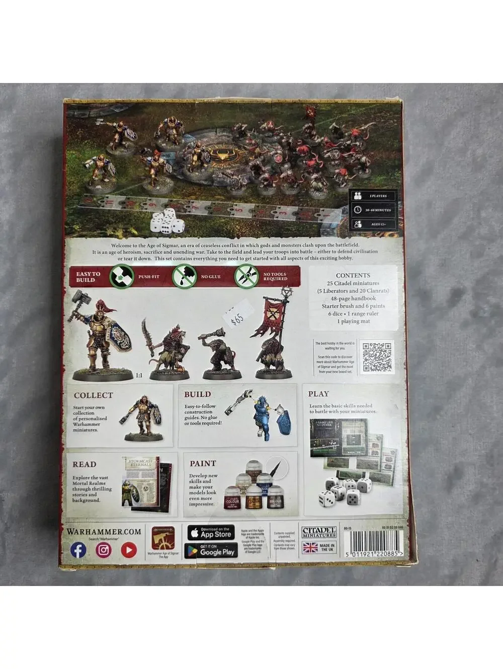 Warhammer Age of Sigmar Introductory Miniatures Set .